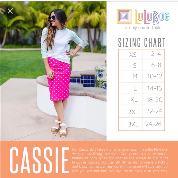 Lularoe Cassie Skirt. Listing for skirt only - Picture 7 of 8